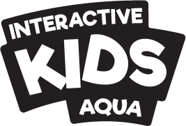 logo Kidswall aqua mono